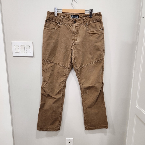 Eddie Bauer Other - Eddie Bauer First Ascent Pants Mens 34x32 Fits 34x31 Tan Outdoor Hiking Cotton